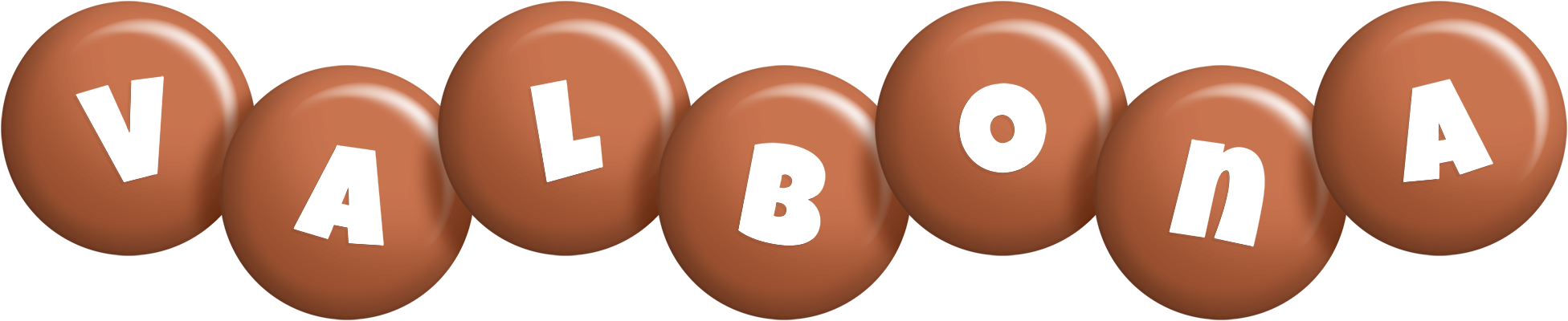 Valbona candy-brown logo