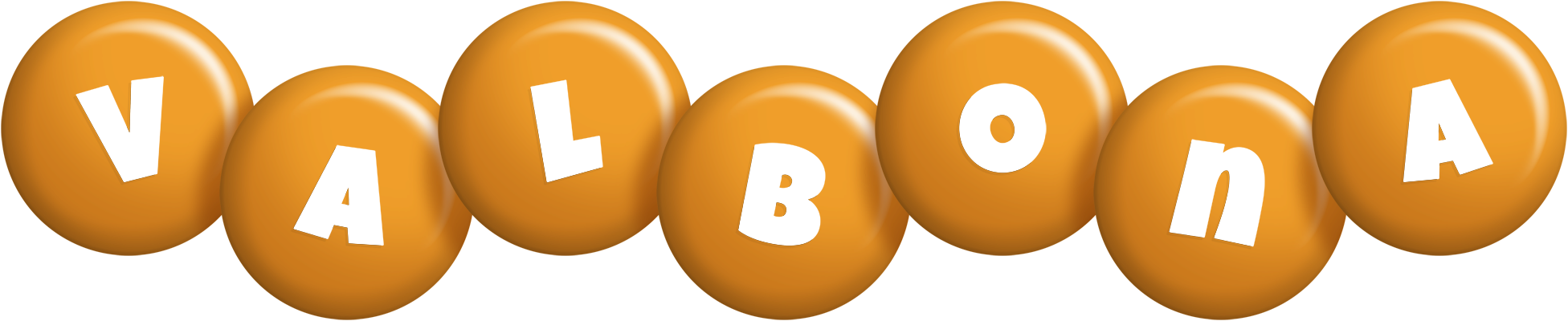 Valbona candy-orange logo