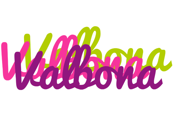 Valbona flowers logo