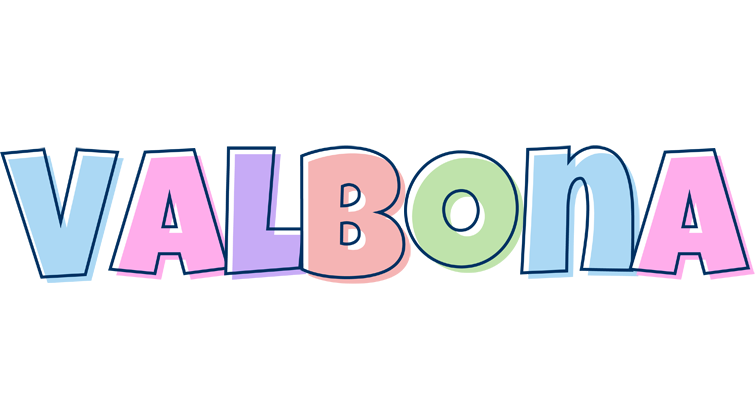 Valbona pastel logo