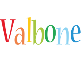 Valbone birthday logo