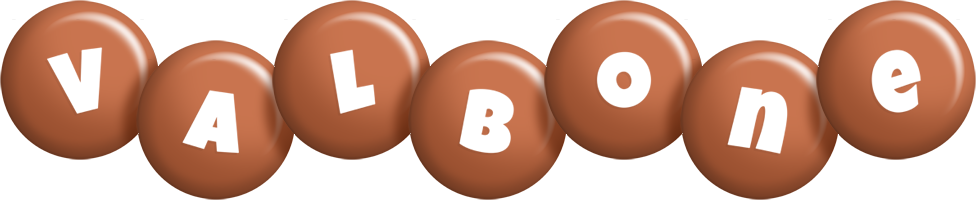 Valbone candy-brown logo