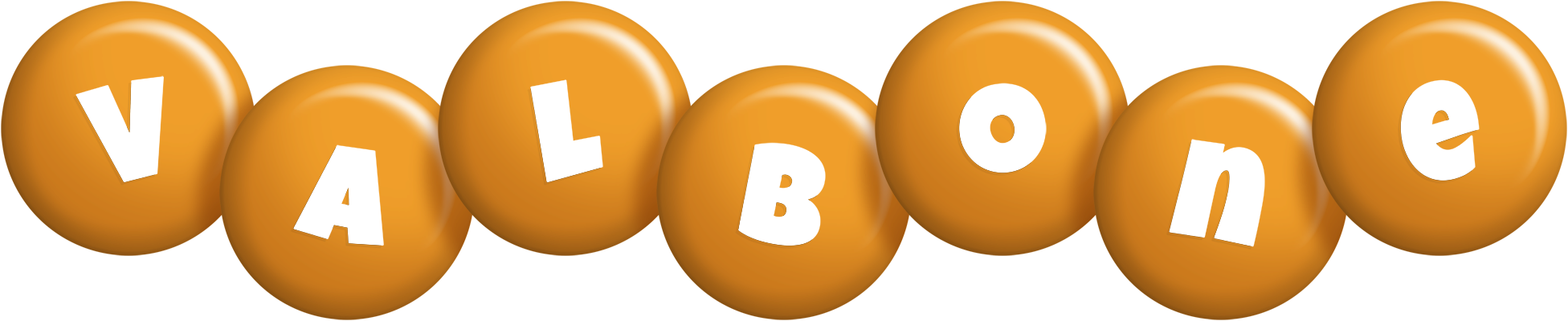 Valbone candy-orange logo
