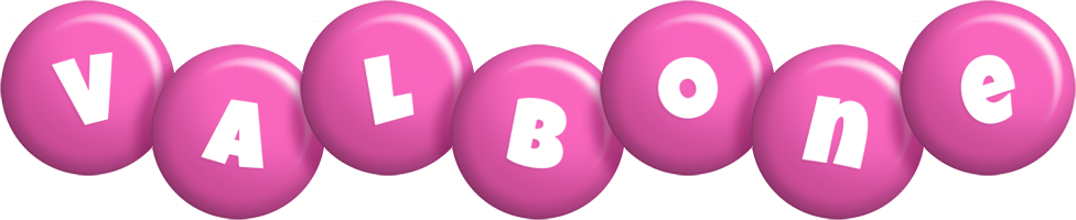 Valbone candy-pink logo