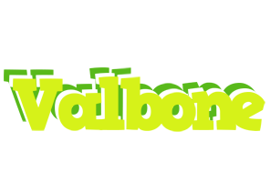 Valbone citrus logo