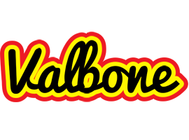 Valbone flaming logo