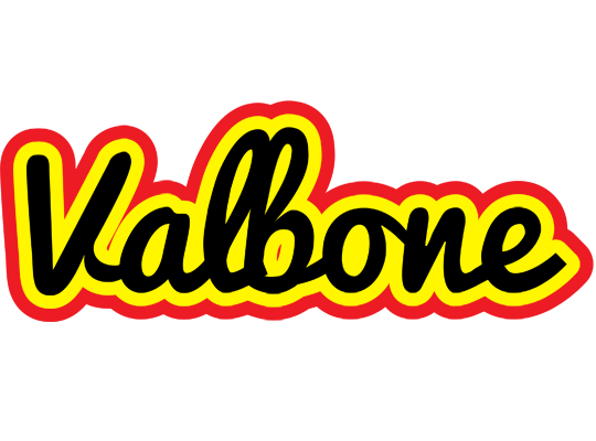 Valbone flaming logo
