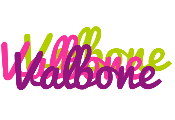 Valbone flowers logo