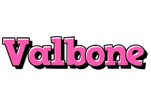 Valbone girlish logo