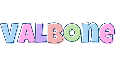 Valbone pastel logo