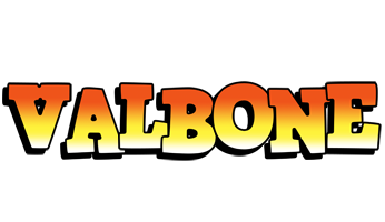 Valbone sunset logo