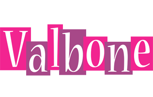 Valbone whine logo