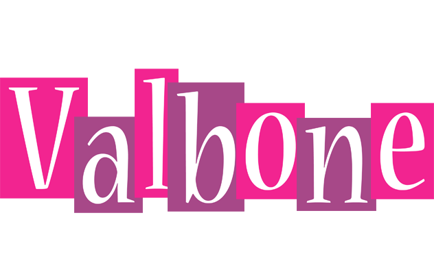Valbone whine logo
