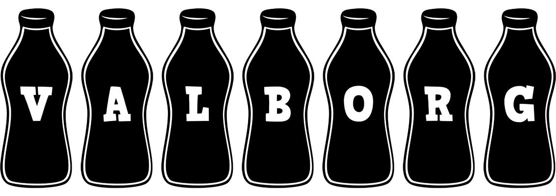 Valborg bottle logo