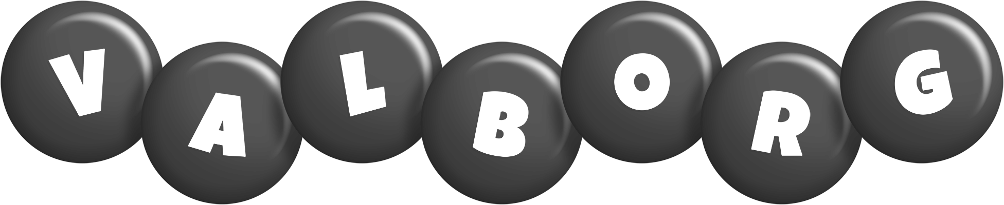 Valborg candy-black logo