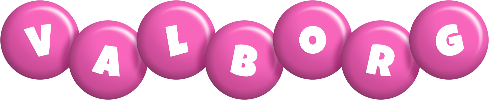 Valborg candy-pink logo