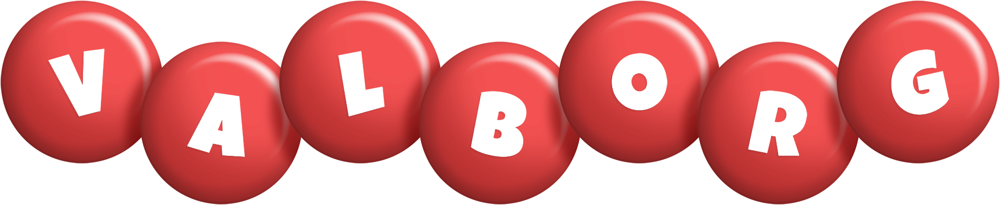 Valborg candy-red logo