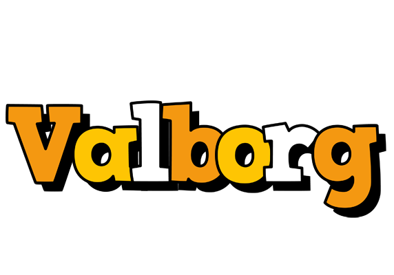 Valborg cartoon logo