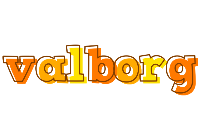 Valborg desert logo
