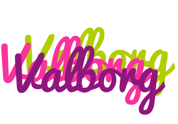 Valborg flowers logo