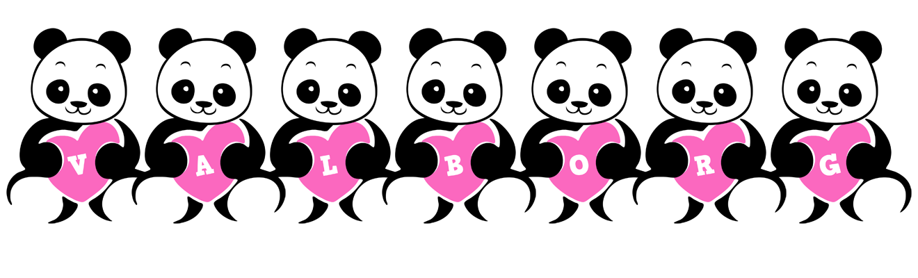 Valborg love-panda logo