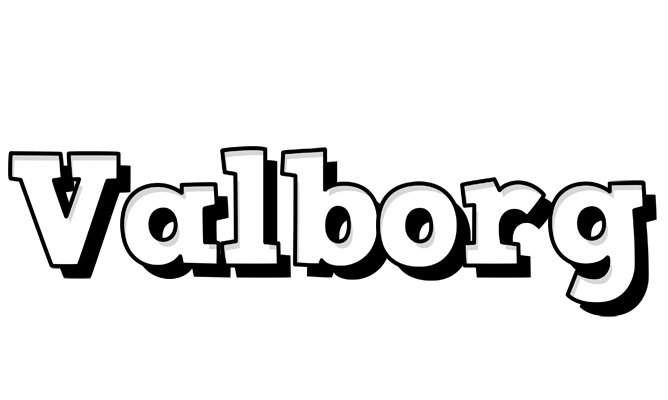 Valborg snowing logo