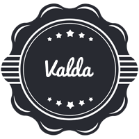 Valda badge logo