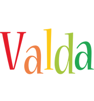 Valda birthday logo