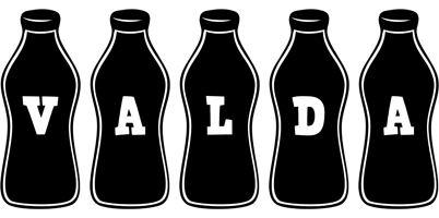 Valda bottle logo