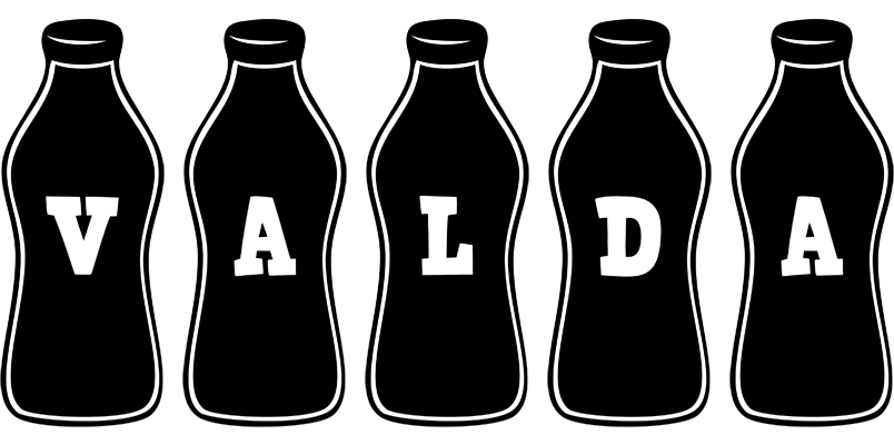 Valda bottle logo