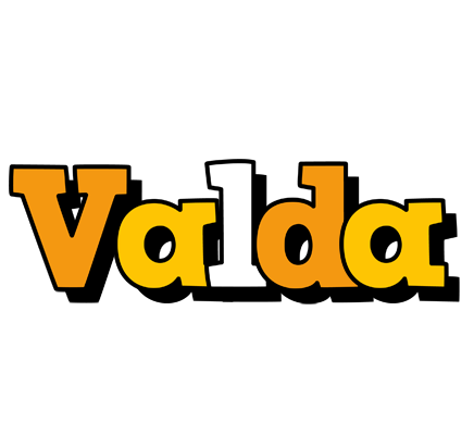 Valda cartoon logo