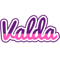 Valda cheerful logo