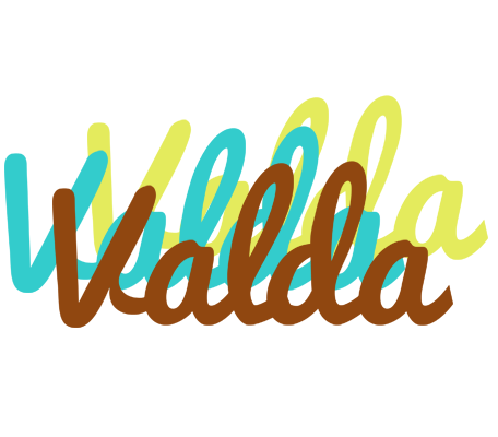 Valda cupcake logo