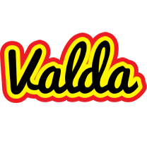 Valda flaming logo