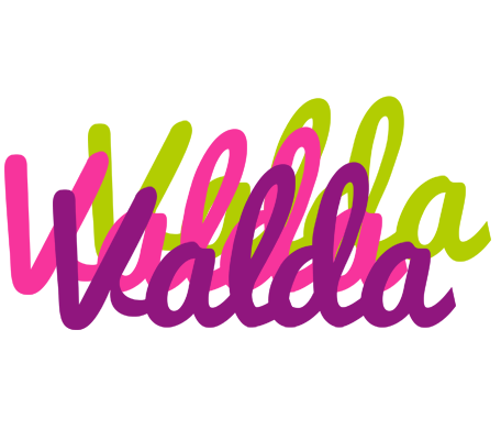 Valda flowers logo
