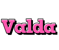 Valda girlish logo