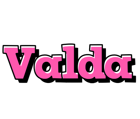 Valda girlish logo