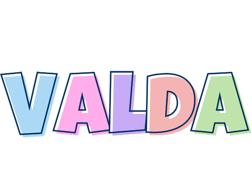 Valda pastel logo