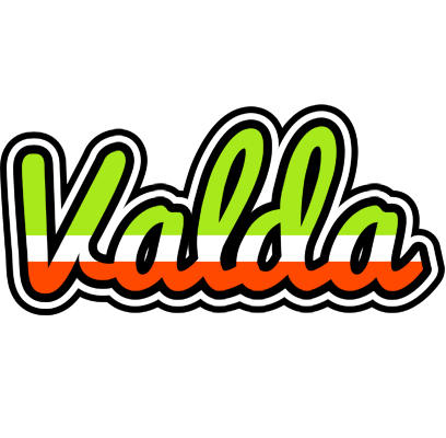 Valda superfun logo