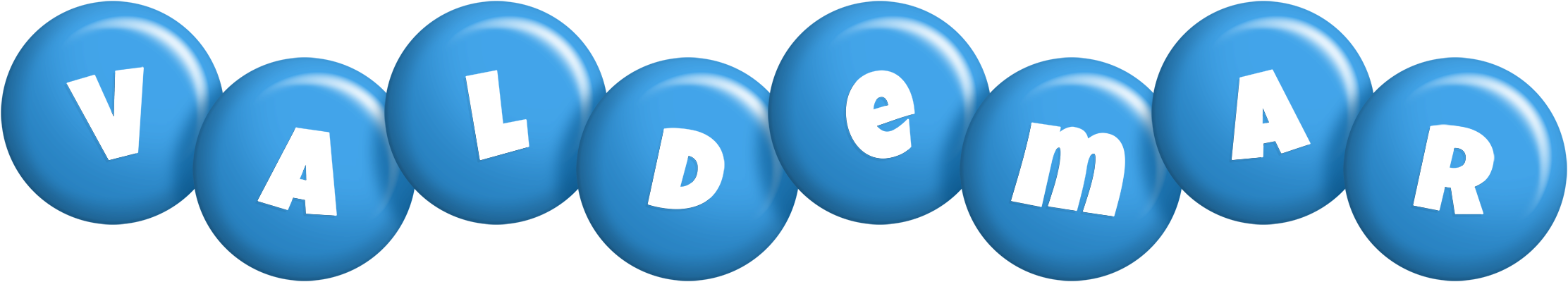 Valdemar candy-blue logo