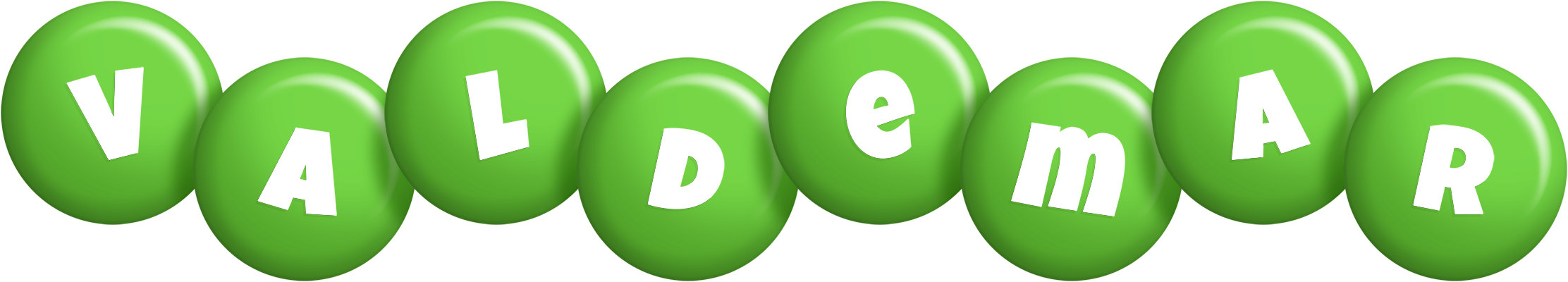 Valdemar candy-green logo