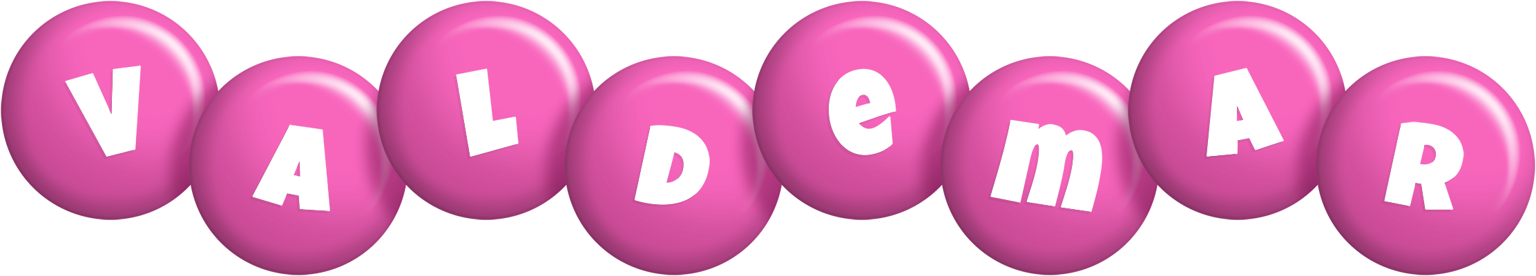 Valdemar candy-pink logo