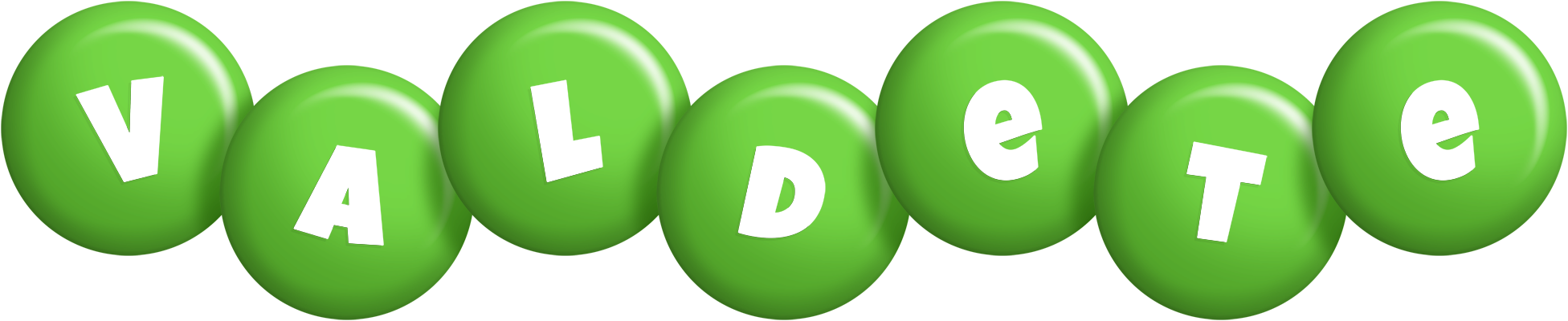 Valdete candy-green logo