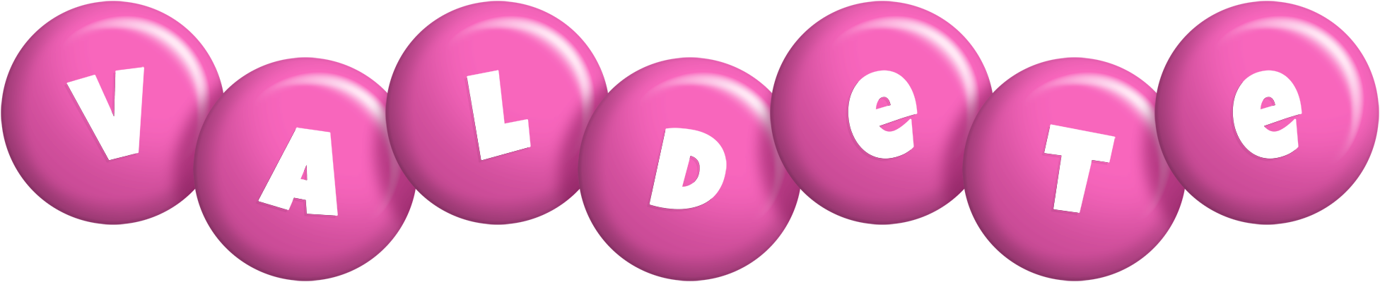 Valdete candy-pink logo