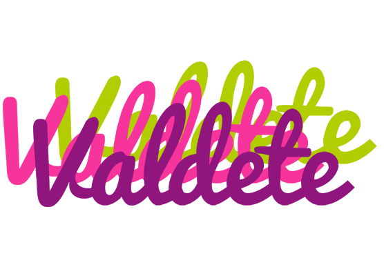 Valdete flowers logo