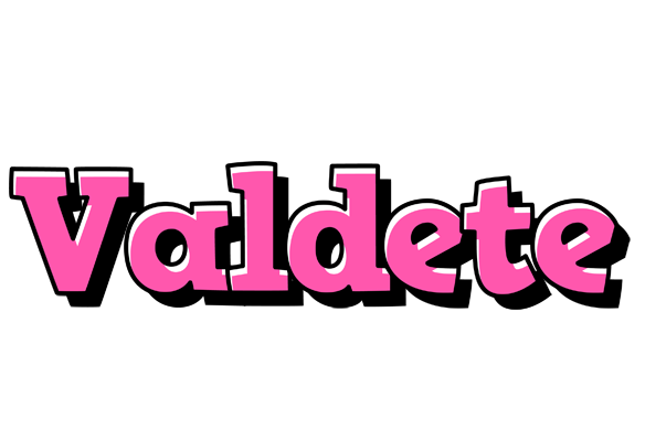 Valdete girlish logo
