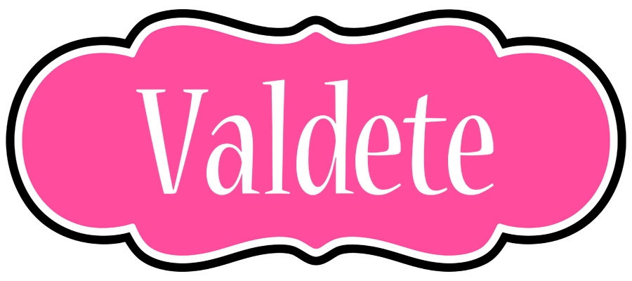 Valdete invitation logo