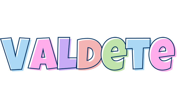 Valdete pastel logo