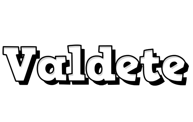 Valdete snowing logo