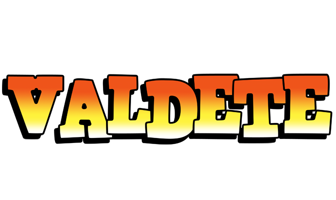 Valdete sunset logo